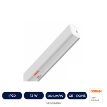 Barre LED - Linéaire 12W - OSRAM CHIP - Plafonds Exclusifs et Personnalisables - 60Cm