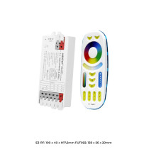 Pack Controladora LED CCT - RGB - 12-24V + Control Remoto - 2,4GHz