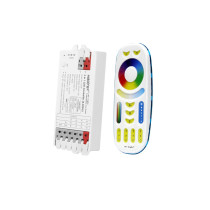 Pack Contrôleur LED CCT - RVB - 12-24V + Télécommande - 2,4GHz