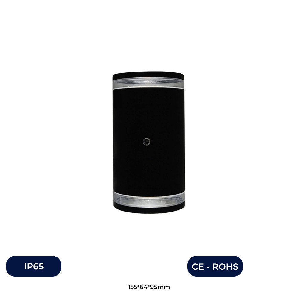 Aplique LED - IP65 - GU10 X2 - Con Sensor Crepuscular