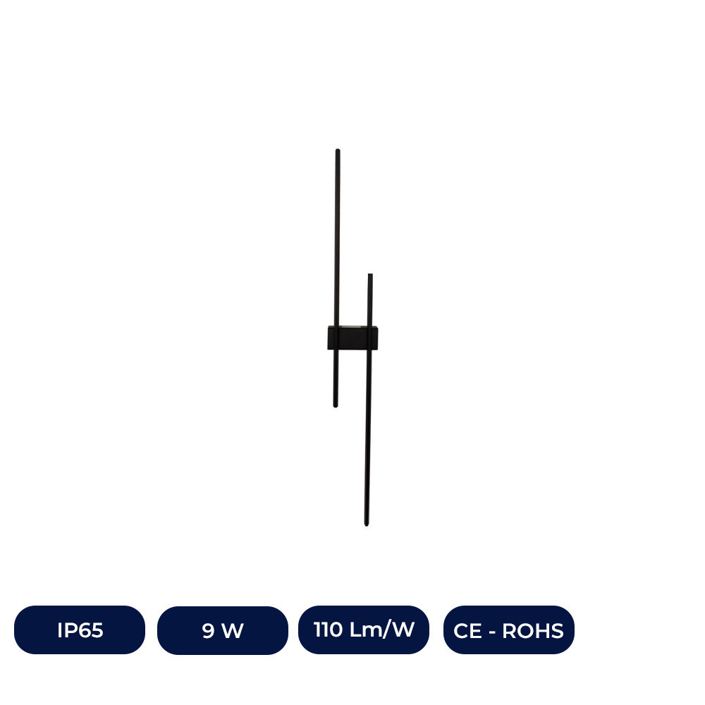 Aplique LED 9W - Pared interior - 2700K