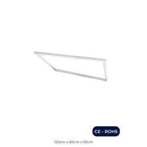 Boitier saillie dalle LED - 120x60 blanc