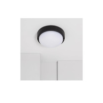 Plafón LED 15W Circular para Exterior Ø140 mm IP65 Black