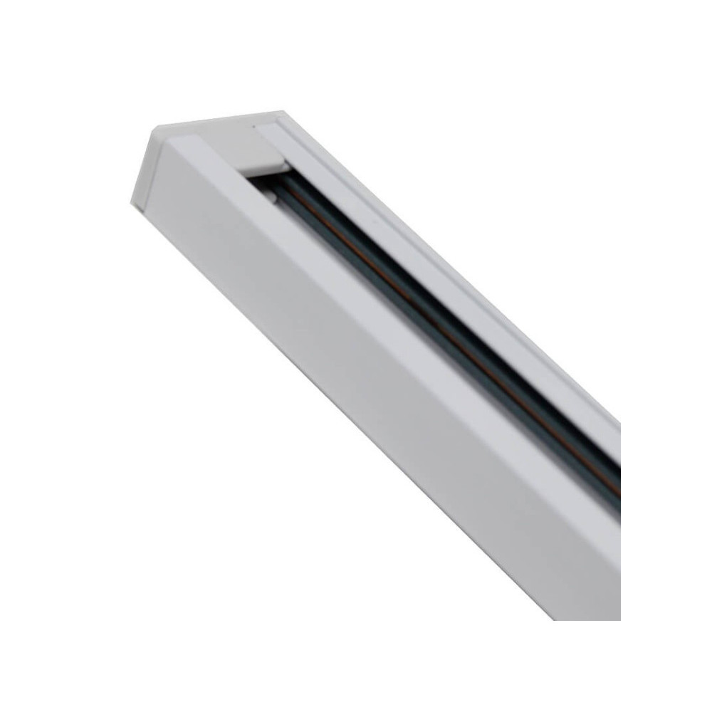 Rail monophasé - 1 mètre renforcé pour spots LED Rail monophasé - 1 mètre renforcé pour spots LED