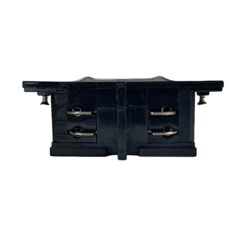 Conector tipo I de carril trifasico unión recta