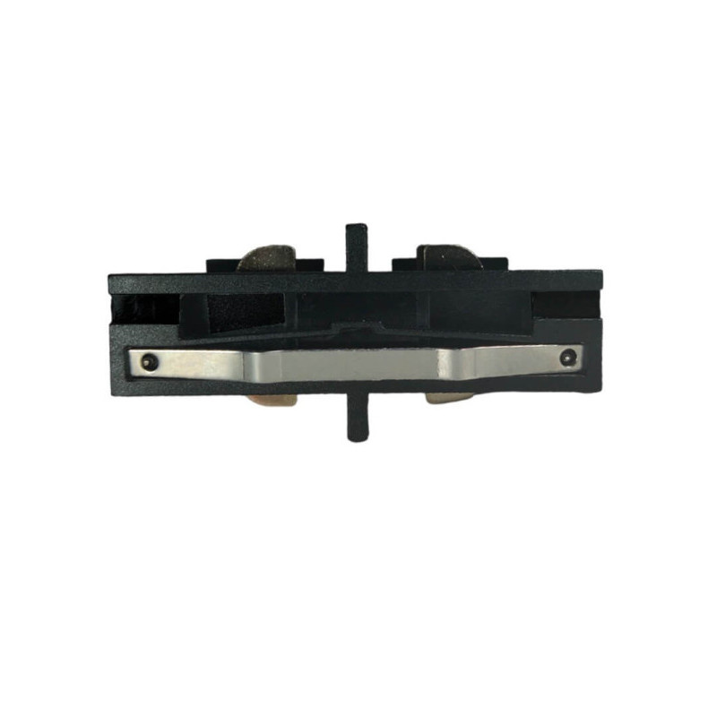 Conector tipo I de carril trifasico unión recta