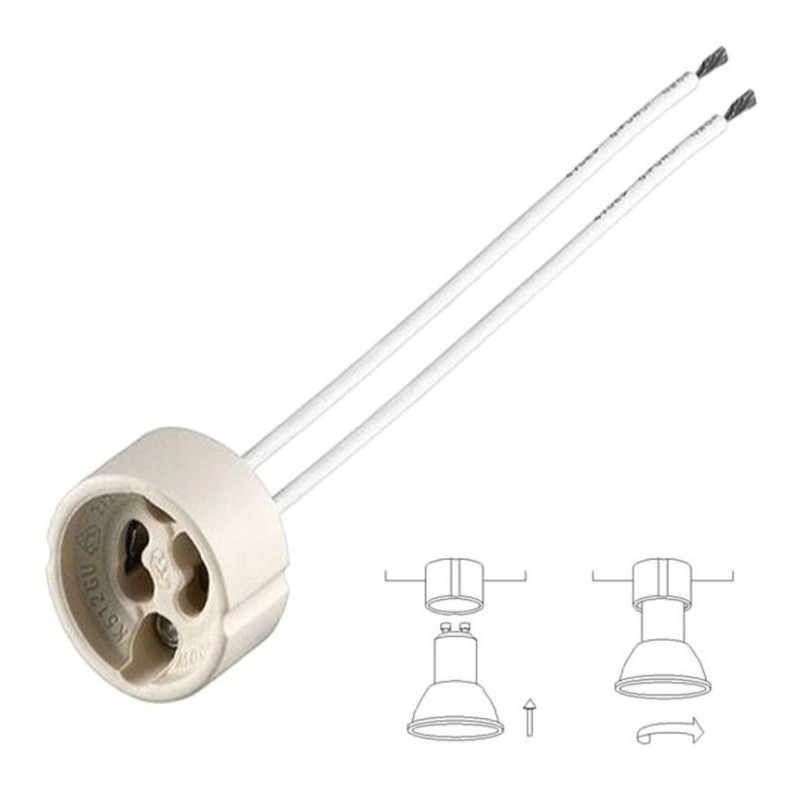 Casquillo adaptador GU10