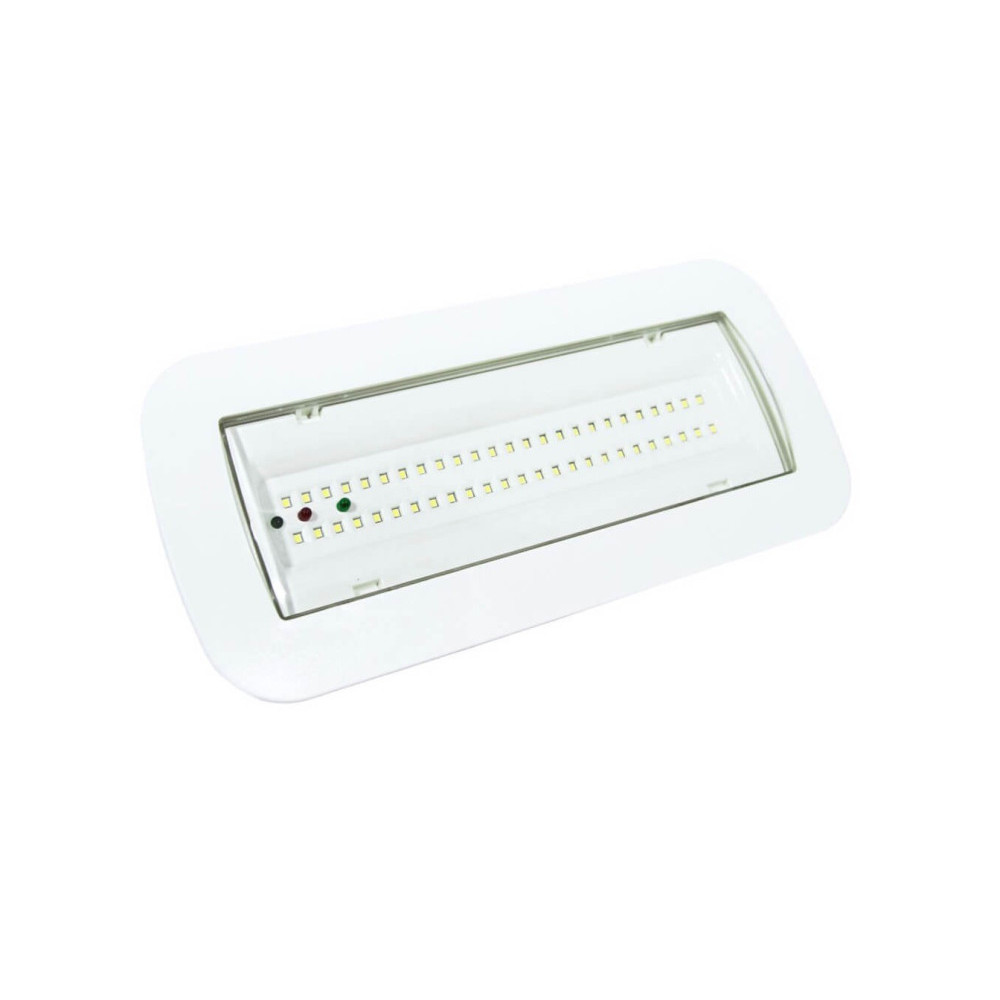 Éclairage de secours  4W LED + Kit Intégré + Option Lumière Permanente - IP65