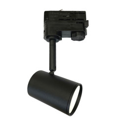 Foco de Carril negro para Lámpara GU10
