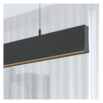 Lámpara lineal colgante LED Negro - 0.5m - 1m - 1,5m - 2m