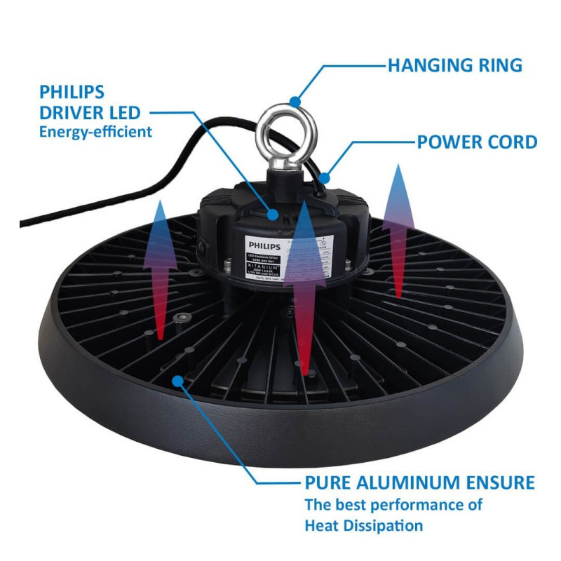 Campana LED 150W PHILIPS XITANIUM Regulable
