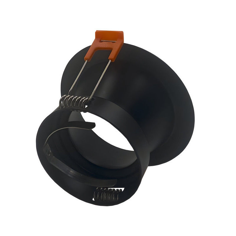 Aro fijo circular Negro para GU10 - MR16