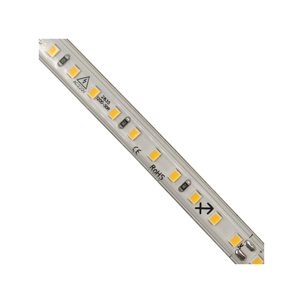 Tira LED 20m - 220V 14W/m 120xLED/m Cortes cada 10cm