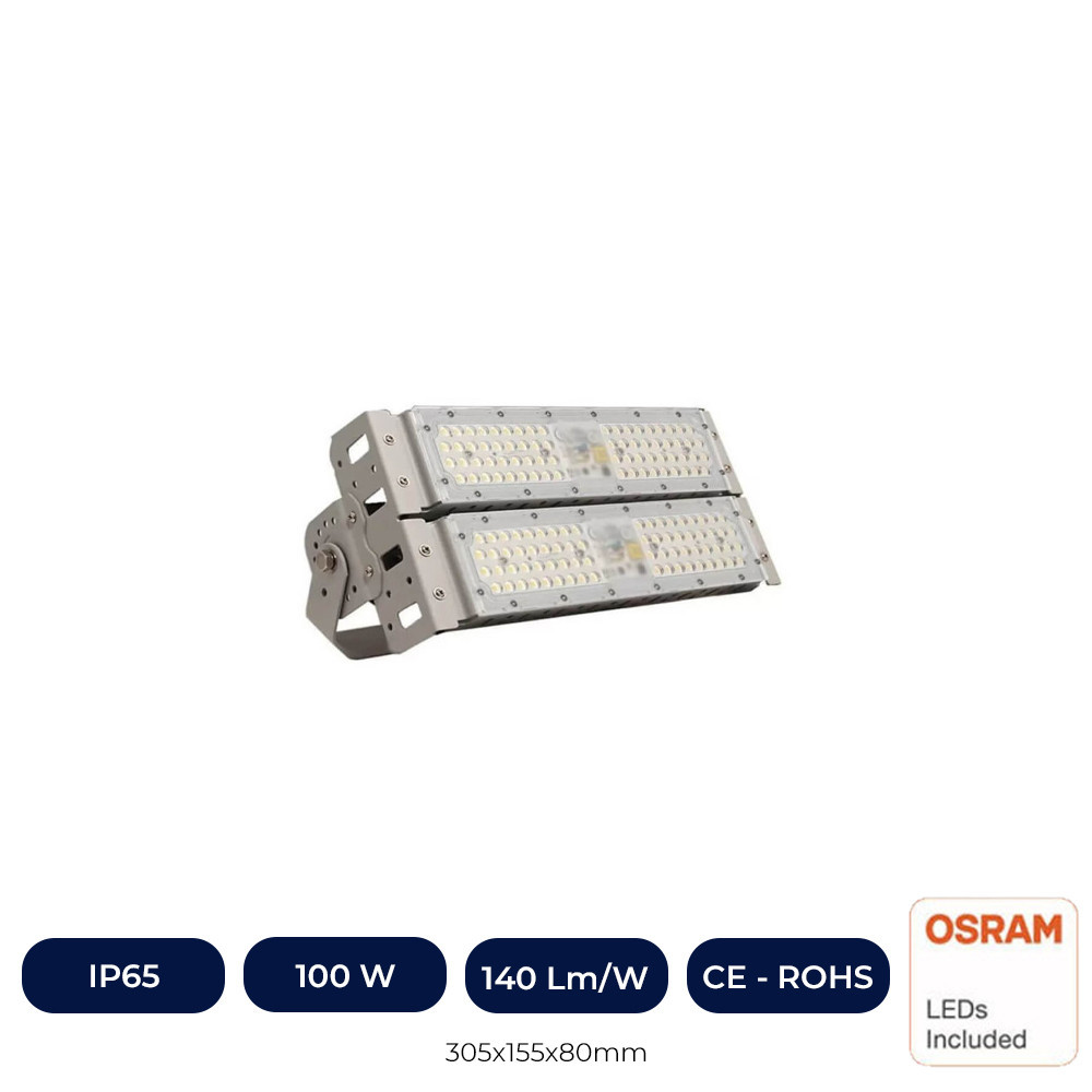 Proyector LED 100W DOB MAGNUM OSRAM Chip SMD3030-3D 180Lm/W 60