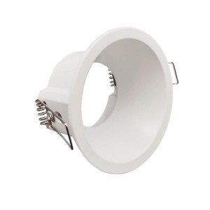 Aro fijo circular para GU10 / MR16 Blanco