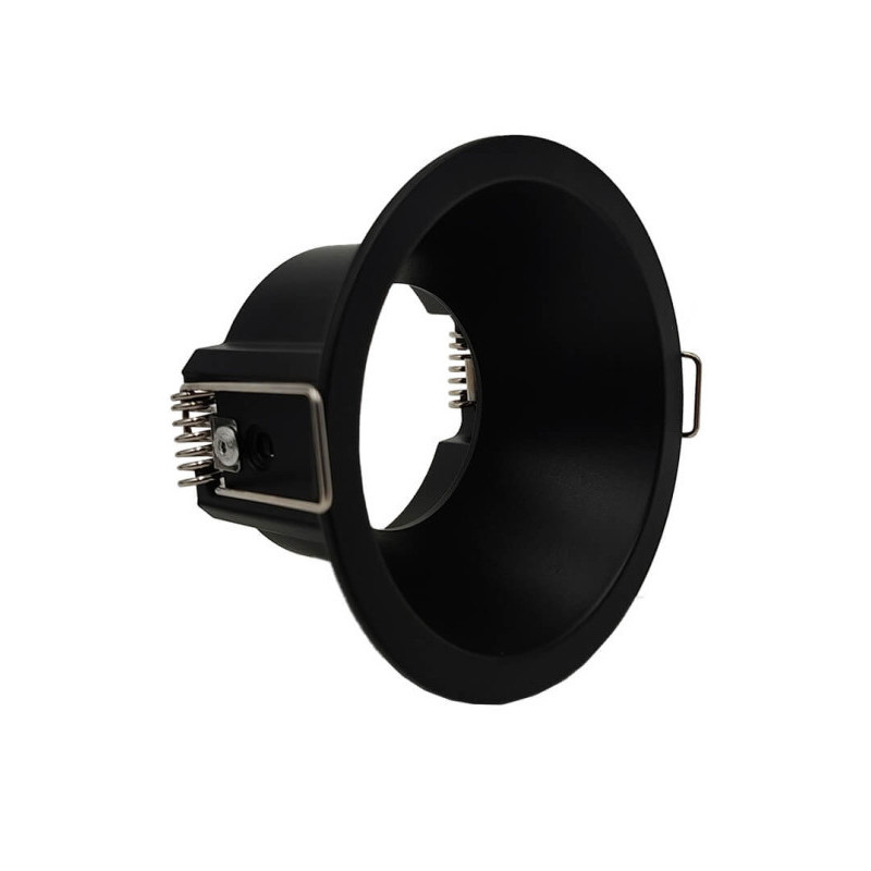Anneau circulaire fixe pour GU10 / MR16 Noir