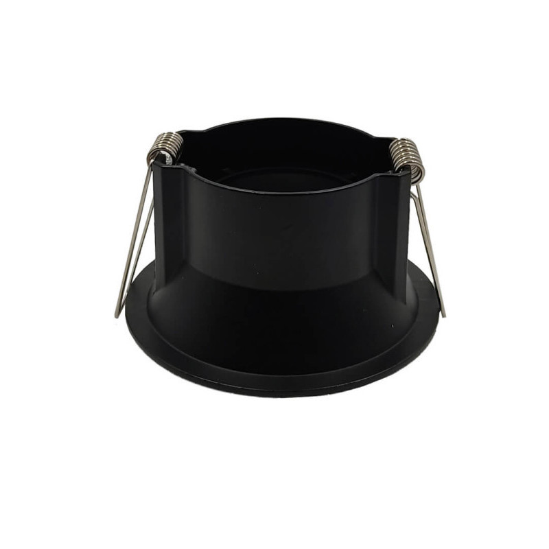 Anneau circulaire fixe pour GU10 / MR16 Noir