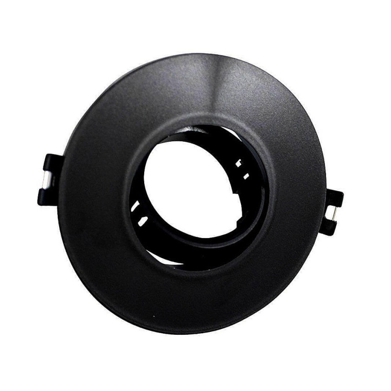 Aro marco circular para GU10 / MR16 Negro