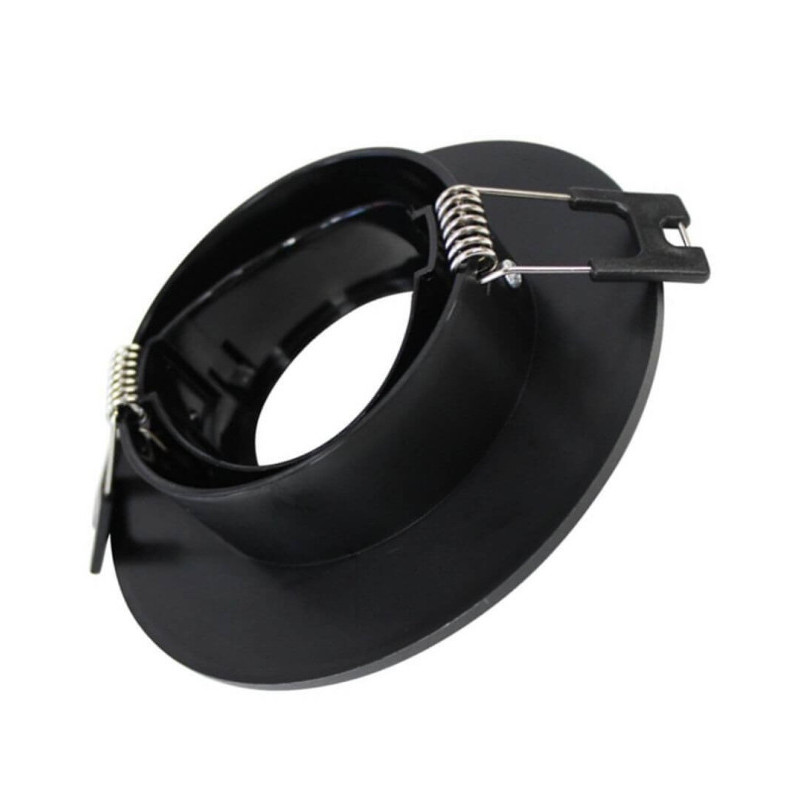 Aro marco circular para GU10 / MR16 Negro