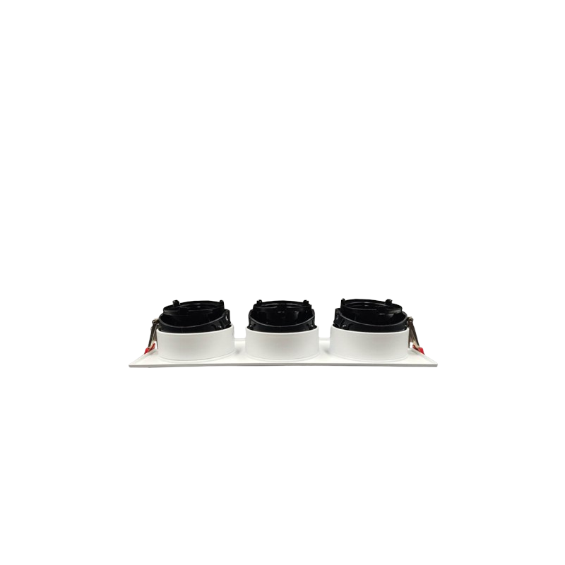 Aro basculante triple para GU10 / MR16