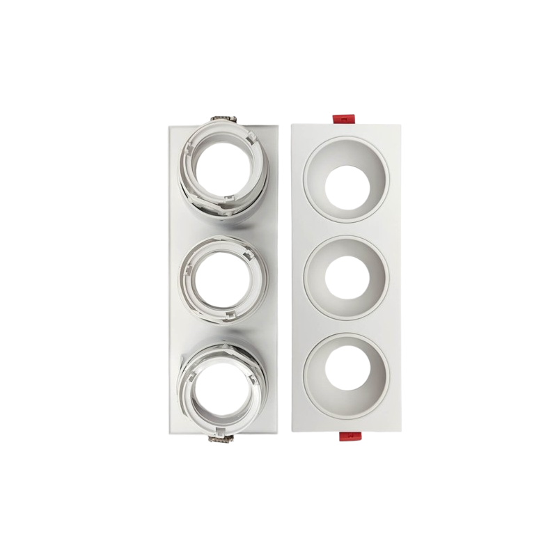 Triple anneau pivotant pour GU10 / MR16