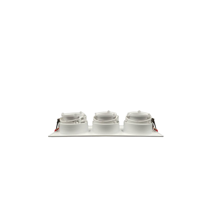 Aro basculante triple para GU10 / MR16