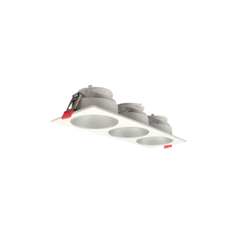 Triple anneau pivotant pour GU10 / MR16
