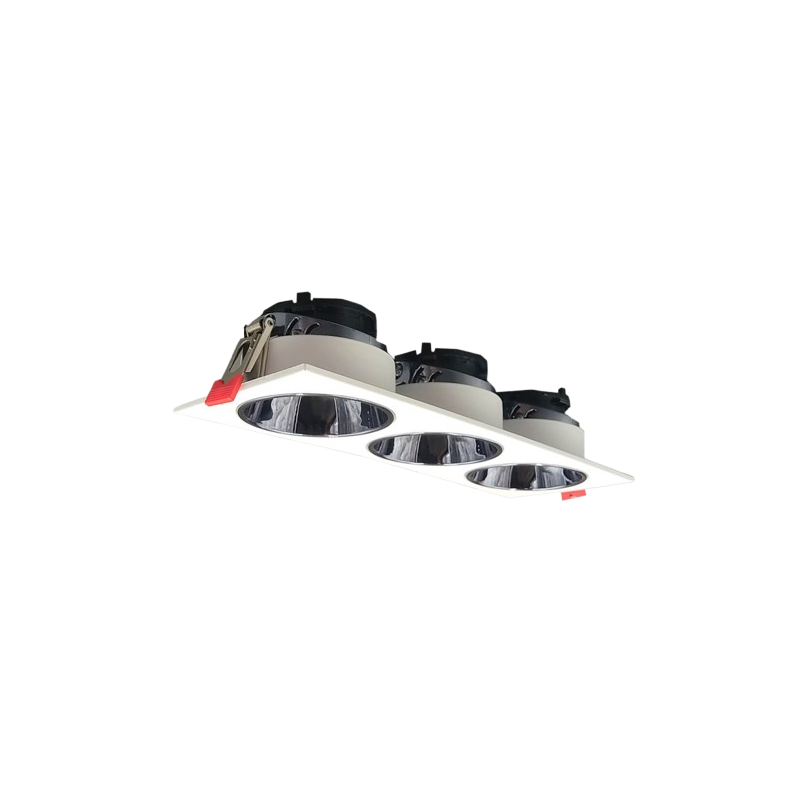 Aro basculante triple para GU10 / MR16