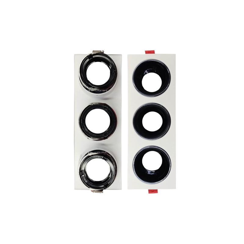 Aro basculante triple para GU10 / MR16