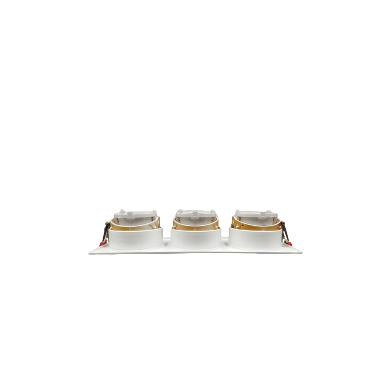 Triple anneau pivotant pour GU10 / MR16