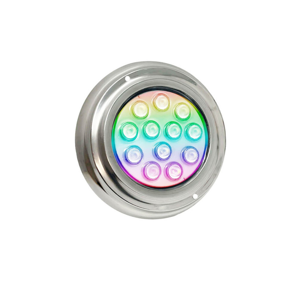 Lámpara sumergible LED RGB de acero inoxidable - 36W