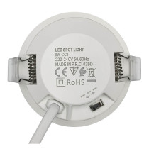 Foco empotrable LED circular orientable CCT - 6W