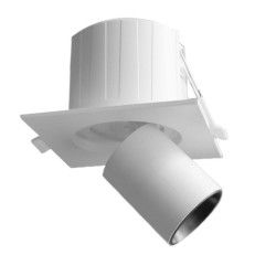 Foco empotrable LED cuadrado orientable CCT - 6W