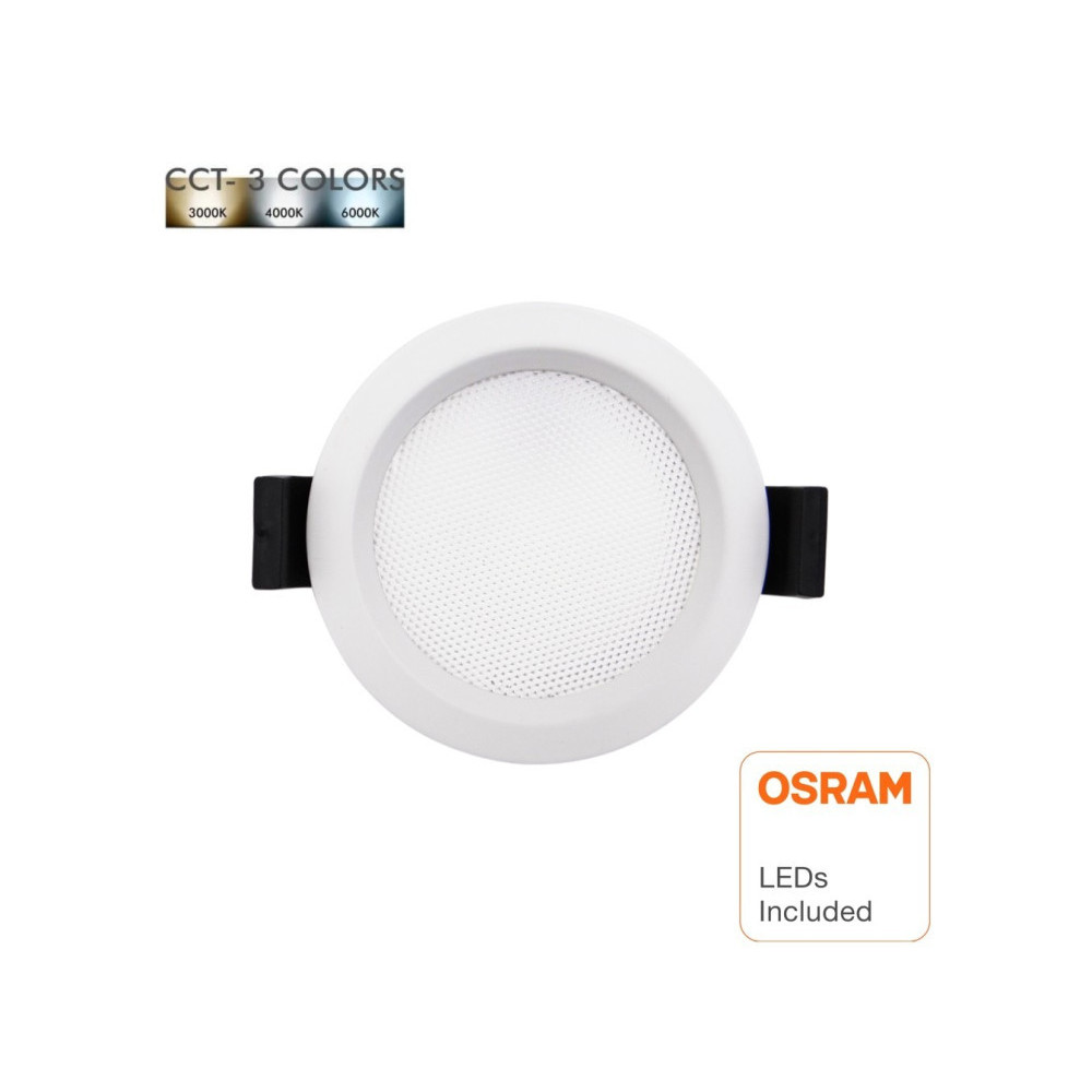 Empotrable LED circular CCT OSRAM - 12W - 8W - 5W UGR17