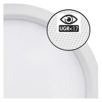 Empotrable LED circular CCT OSRAM - 12W - 8W - 5W UGR17