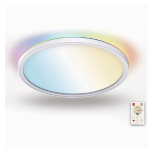 Plafón LED con control remoto RGB + CCT LUMILEDS - 18W