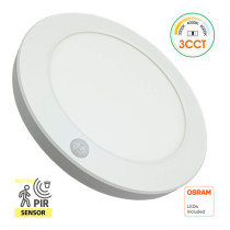 Downlight LED circulaire avec détecteur de mouvement CCT OSRAM - 18W