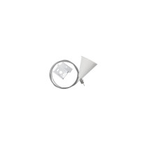 Kit de suspension pour rail monophasé Blanc