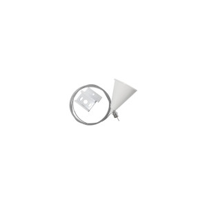 Kit de suspension pour rail monophasé Blanc