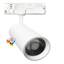 Foco de carril trifásico LED CCT Blanco - 40W - 26W UGR13
