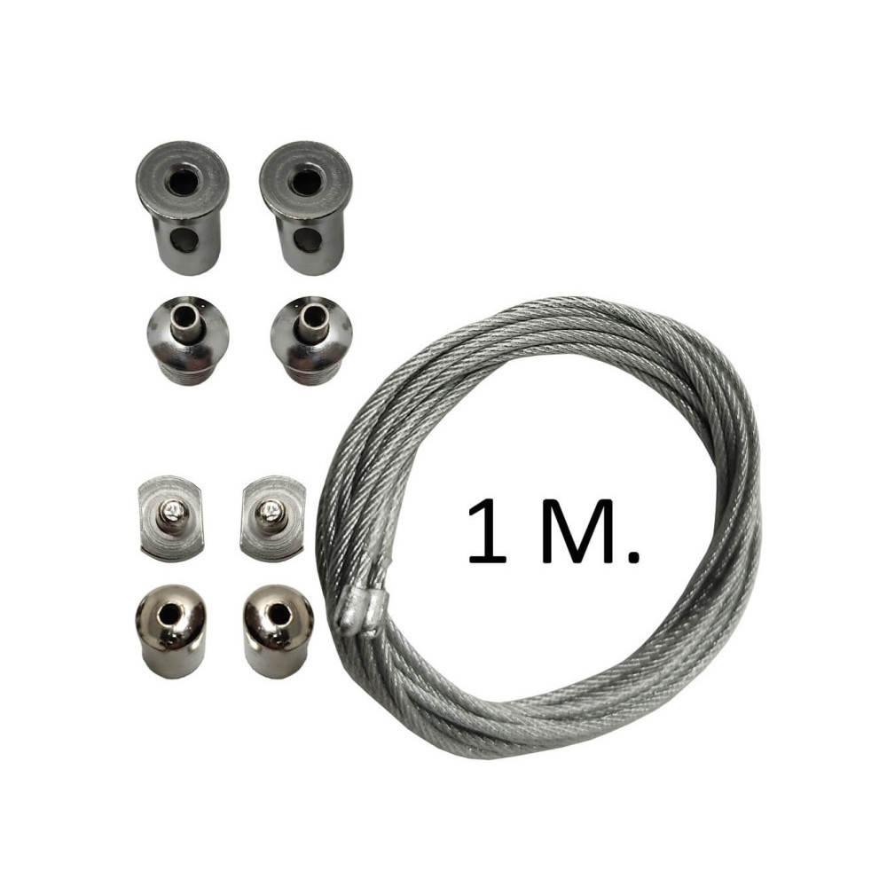Kit de suspensión para carril colgante - 1m