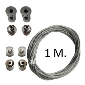 Kit de suspensión para carril colgante - 1m