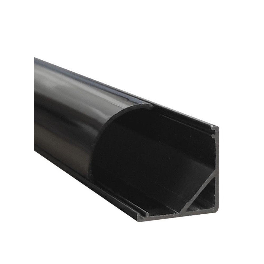 Perfil con forma de L para tira LED de aluminio - 2m