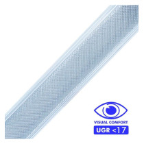 Barre linéaire LED suspendue Blanc - 72W 2m UGR17