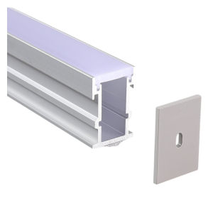 Perfil de aluminio de suelo para tira LED - 2m