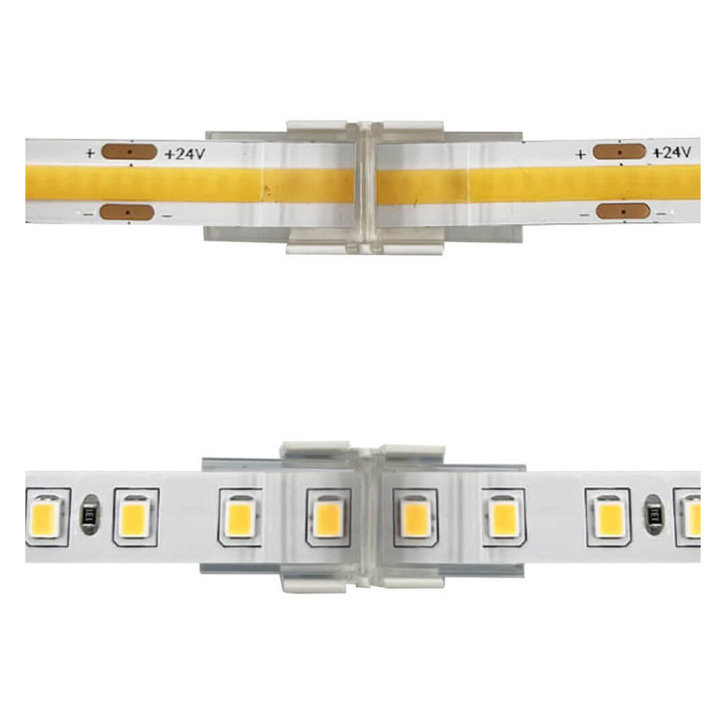 Connecteur pour bandes LED COB + SMD - 8mm - 10mm