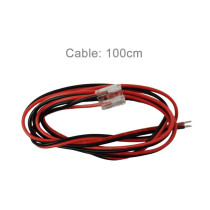 Conector transparente para tiras LED COB + SMD - 1m 8mm - 10mm