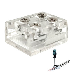 Connecteur à visser pour rubans LED SMD - 10mm