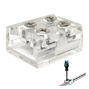 Conector atornillable para tiras LED SMD - 10mm