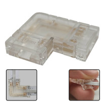 Conector de unión con forma de L para Tiras LED COB RGB - 10mm